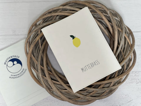 Mutterpasshülle ''Lemon''