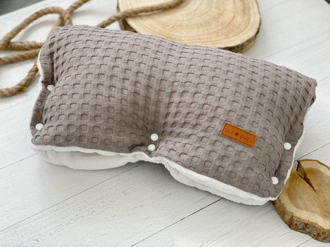 Kinderwagenmuff "TAUPE"