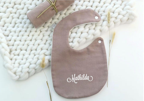 Babylätzchen 'MATHILDA'' personalisiert