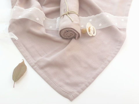 Bio Mulltuch vidar ''MAUVE'' personalisiert