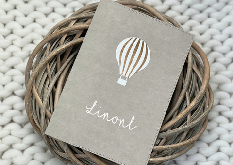 U-Heft  / Untersuchungsheft Hülle"LIONELL " personalisiert veganes Leder